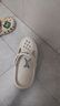 特步（XTEP）運(yùn)動涼鞋男士外穿兩用沙灘鞋軟彈厚底洞洞鞋男 A030 米黑 40-41 曬單實(shí)拍圖