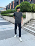 丨利郎丨利郎2025新款純棉休閑褲男士修身直筒彈力潮流簡(jiǎn)約時(shí)尚秋冬長(zhǎng)褲子 3329黑色 厚款 綿軟舒適 40 適合腰圍3尺 曬單實(shí)拍圖