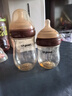 世喜新生兒防脹氣奶瓶3-7個月PPSU嬰兒仿母乳奶嘴240ml 曬單實(shí)拍圖