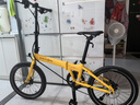 大行（DAHON）自行車(chē)20英寸20速超輕鋁合金碟剎成人單車(chē)KBA005 黃色BA款油碟 曬單實(shí)拍圖