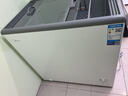 美的（Midea）小冰柜200升家用小型冰箱冷凍柜商用展示柜擺攤大容量雪糕陳列柜飲料水果冷藏保鮮柜MS-205LGE 曬單實(shí)拍圖