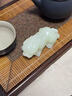 喜?？嫡胸旛饔袷职鸭[件桌面玄關(guān)柜辦公桌擺件開(kāi)業(yè)禮品新中式家居 祥瑞貔貅-玉石擺件手把件 曬單實(shí)拍圖