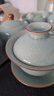 蘇氏陶瓷（SUSHI CERAMICS）汝窯冰花釉茶具套裝開片可養(yǎng)金線泡茶壺三才蓋碗8高檔七夕禮物 曬單實拍圖