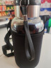 【送杯套】大容量加厚玻璃杯子便攜噸噸杯茶水分離帶杯套泡茶水杯 透明 1000ml噸噸桶 1只裝 曬單實拍圖
