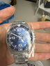 浪琴LONGINES瑞士男表康卡斯藍色灰色潛水L37824966日歷機械300米防水 L3.781.4.96.6藍盤(pán)陶瓷41MM 曬單實(shí)拍圖