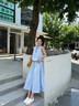 STELLA WEISZ布洛克雕花小白鞋一腳蹬4cm厚底休閑百搭2025秋新款透氣鏤空板鞋 米白色 35 (225mm) 曬單實(shí)拍圖