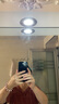 LED小射燈3W彩色射燈開孔5公分6cm吧臺(tái)酒柜牛眼燈筒燈天花5.5孔燈 小3瓦升級(jí)款白光（開孔5-5.8CM） 曬單實(shí)拍圖