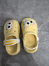 歐孕（OUYUN）童洞洞鞋寶寶拖鞋秋季男女童室內防滑涼拖嬰兒軟底洗澡鞋子 向日恐龍 14 cm 【適合腳長(cháng)13.1-14.0cm】 曬單實(shí)拍圖