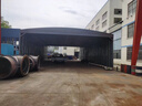 宥彪電動(dòng)推拉雨棚倉庫過(guò)道伸縮雨棚戶(hù)外籃球場(chǎng)頂蓬物流收縮移動(dòng)遮陽(yáng)棚 電動(dòng)推拉棚 曬單實(shí)拍圖