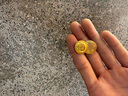 DZQJ工牌磁鐵配件吸鐵石工號牌胸牌強力磁鐵磁力扣胸卡磁扣工作牌 徽章磁扣D17mm金色一套 無(wú)規格 曬單實(shí)拍圖