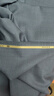嘉福祥可機洗精紡100%純羊毛西裝面料春夏季全毛西服褲子裙子服裝布料 02#深灰一米價(jià)格 曬單實(shí)拍圖
