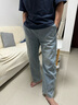森馬（Semir）牛仔褲男寬松直筒褲25夏彎刀褲長(cháng)褲復古褲子109325124107 曬單實(shí)拍圖