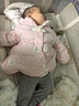 巴拉巴拉嬰兒羽絨服男童冬季女童短款外套花朵造型2024甜美萌208424107233 曬單實(shí)拍圖