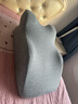南極人（NanJiren）枕頭情趣夫妻同房墊子床上行房神器趴睡枕房事趴趴枕床頭靠背靠枕 淺灰色 60cm*36cm 含枕芯 ：套裝送小枕頭 曬單實(shí)拍圖