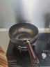京嚴正宗章丘大肚鐵鍋無(wú)涂層炒鍋炒菜不粘鍋手工熟鐵鍋燃氣電磁爐專(zhuān)用 【宗師款】老鐵匠手工大肚鍋 26cm 不挑灶｜久用無(wú)沙眼｜送木蓋+鏟子 曬單實(shí)拍圖