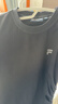 FILA FUSION斐樂(lè )潮牌女子針織連衣裙夏季新款時(shí)尚不規則T恤裙 正黑色-BK S 160/80A/S 曬單實(shí)拍圖