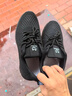 春夏黑色運動(dòng)鞋女不累腳工作鞋媽媽輕便軟底防滑廚房鞋老北京布鞋 黑色01 36 曬單實(shí)拍圖