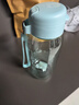 特百惠（Tupperware）樂趣550ml男女學(xué)生大容量運(yùn)動(dòng)可愛便攜夏季塑料水壺水杯子 馬卡藍(lán)550ml1個(gè) 曬單實(shí)拍圖