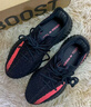 阿迪達(dá)斯Yeezy350夏日透氣椰子男女休閑鞋HQ7045 42.5 曬單實(shí)拍圖