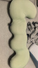 諾伊曼（noyoke）記憶枕夾腿枕腰側(cè)睡臥枕托腹抱枕頭睡覺神器孕期靠孕婦枕【果綠】 曬單實拍圖