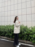 波司登（BOSIDENG）25新款羽絨服女中長(cháng)款連帽90絨休閑百搭送父母外套B250245122 暖沙米7A53 S 160/84A 體重約110-130斤 曬單實(shí)拍圖