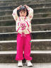 G.DUCKKIDS小黃鴨童裝女童秋裝套裝2025新款兒童春秋衣服寶寶外套衛褲兩件套 玫紅色 120 建議身高105-115cm 4-5周歲 曬單實(shí)拍圖