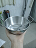 不銹鋼小吃碗兒輔食碗泡面碗防摔大號創(chuàng  )意個(gè)性碗泡面碗水果碗勺子 13cm雙耳碗+卡皮巴拉勺 曬單實(shí)拍圖
