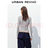 UR2025秋季新款女裝時(shí)尚休閑簡(jiǎn)約基礎修身T恤UYB450010 花灰 M 曬單實(shí)拍圖