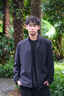 海瀾之家（HLA）夾克男外套25款輕商務(wù)牛奶絲行政夾克春秋季印花立領(lǐng)外套男爸爸款 合體版型-藏青30 L 175/92A 推薦69~75kg 曬單實(shí)拍圖