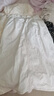 對白【100棉牛仔裙】松弛感白色半身裙女2025夏新款休閑百搭A(yù)字裙 牛仔白 S 曬單實拍圖
