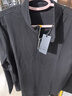 布先生春秋長(cháng)袖t恤男秋裝時(shí)尚潮流純色立領(lǐng)男裝上衣 BT3773易穿搭 黑色 XL (180) 曬單實(shí)拍圖