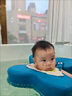 潮思匯嬰兒游泳圈免充氣腋下圈寶寶輔助學(xué)游泳 純色藍色-升級款2點(diǎn)0 曬單實(shí)拍圖