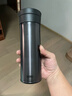 膳魔師（THERMOS） 保溫杯不銹鋼帶茶隔水杯子商務(wù)辦公男女士水杯子TCMA/JMK保溫杯 TCMA-550 黑色 BK 550ml 曬單實(shí)拍圖