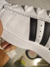 阿迪達(dá)斯adidas三葉草貝殼頭SUPERSTARII男女休閑鞋 IH8659 38碼 曬單實(shí)拍圖