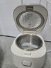 美的（Midea）迷你小白鍋電壓力鍋1.8L宿舍1-3人 全自動(dòng)智能預約電飯煲高壓鍋70kPa高壓快煮開(kāi)蓋煲湯MY-E220 曬單實(shí)拍圖