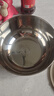 詩素漫304不銹鋼泡面碗帶蓋大號宿舍學(xué)生食堂打飯盒帶飯盆方便面可瀝水 1700ML大容量【304內(nèi)膽】米白色 曬單實拍圖
