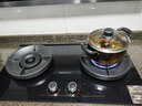帥康（Sacon）【炊煙灶】燃?xì)庠蠲簹庠铍p灶家用 嵌入式5.6kW天然氣灶具 70%高熱效率免改孔 國(guó)家補(bǔ)貼 JZT-3B812 曬單實(shí)拍圖