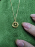 中國黃金（CHINA GOLD）莫比烏斯黃金項鏈女士999足金吊墜首飾情人節生日禮物送女友老婆 【京速達】吊墜約1.2g*贈銀鏈*甄選禮盒 曬單實(shí)拍圖