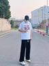 ZLZPaj4男鞋莆田透氣秋季經(jīng)典板鞋男高幫鞋子空軍一號氣墊籃球運動鞋 AJ4 白水泥 【純原旗艦品質(zhì)】 42 曬單實拍圖