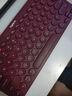 羅技（Logitech）時(shí)尚系列 K380 無(wú)線鍵盤(pán) 藍(lán)牙辦公鍵盤(pán) 女友 便攜超薄鍵盤(pán) 筆記本鍵盤(pán) 紅色 曬單實(shí)拍圖