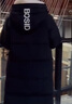 波司登（BOSIDENG）【斷碼清倉】奧萊特價(jià)秋冬羽絨服男款連帽長(cháng)款時(shí)尚休閑保暖外套 黑色8056 XL 175/96A 曬單實(shí)拍圖