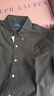 Polo Ralph Lauren 拉夫勞倫 男裝 經(jīng)典款棉牛津布襯衫RL18530 300-橄欖綠 S 偏大 曬單實(shí)拍圖