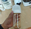 貝親（Pigeon）玻璃奶瓶寬口徑防脹氣240ml M號奶嘴 3月+ AA187  曬單實拍圖