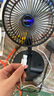 電風(fēng)扇家用桌面風(fēng)扇新款折疊伸縮臺扇USB小風(fēng)扇便攜學(xué)生宿舍制冷輕音風(fēng)扇 直插款-黑色綠色隨機發(fā) 曬單實(shí)拍圖