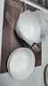 浩雅釉下彩景德鎮陶瓷餐具面碗湯碗大號飯碗簡(jiǎn)約 純白6英寸4個(gè)裝 曬單實(shí)拍圖