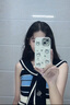 素洛適用蘋果16promax手機殼ins風(fēng)雙面鑲鉆Kitty貓iPhone15pro新款超好看14高顏值輕奢13帶手鏈女防摔 【白色+珍珠手鏈  】奶油雙面鑲鉆水晶Kitty貓 iPhone 13 曬單實拍圖