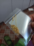 中國黃金（CHINA GOLD）八寶羅盤黃金項鏈女士足金吊墜男女款七夕情人節(jié)禮物送女友老婆 八寶羅盤吊墜約1.0g*配銀鏈【甄選禮盒】 曬單實拍圖