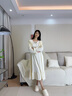 思莉太太 SLEEP TIGHT睡裙女款2025新款春秋純棉長(cháng)袖大碼公主風(fēng)波點(diǎn)長(cháng)款可外穿睡衣裙子 SH2409 M (160) 曬單實(shí)拍圖