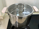 愛(ài)仕達（ASD）湯鍋316L食品級加厚不銹鋼蒸鍋雙層燉煮鍋 24cm電磁爐燃氣通用B15 曬單實(shí)拍圖