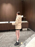 高梵黑金鵝絨服女王5.0五格2025新款女士泡芙羽絨服潮流休閑加厚外套 鉑金5號 M 曬單實(shí)拍圖